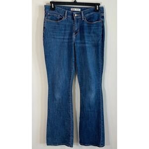 Signature Levi Strauss Mid-Rise Bootcut Jeans Blue Stretch‎ Size 10L 30x34 10 L